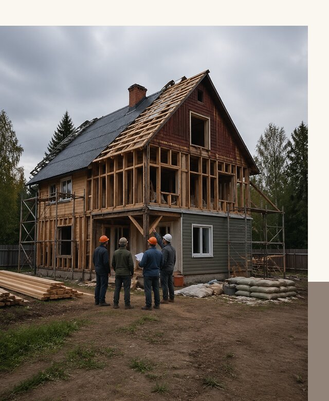 Реконструкция дачного дома в Сызрани под ключ с проектом