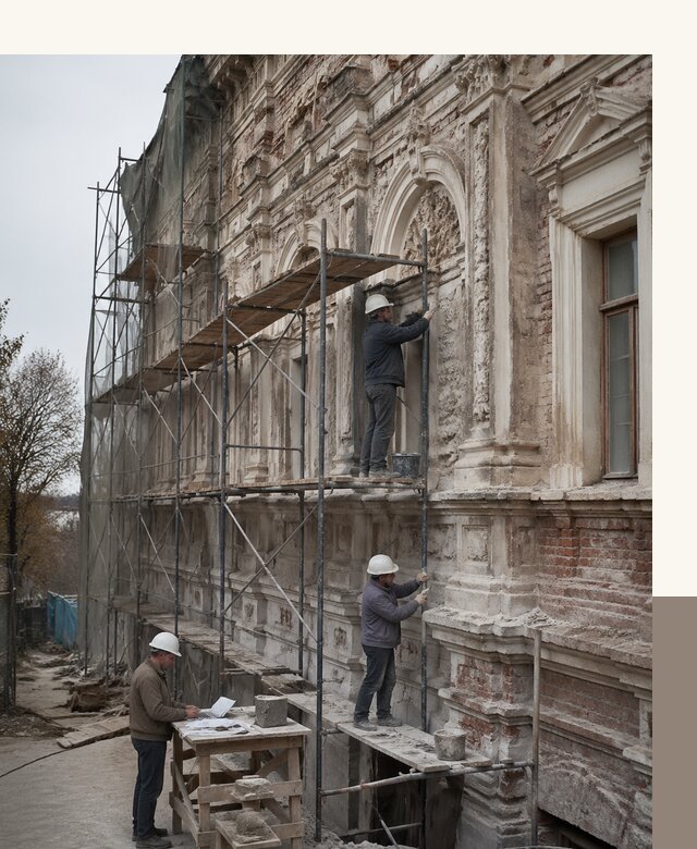 Реставрация объектов культурного наследия под ключ в Сызрани