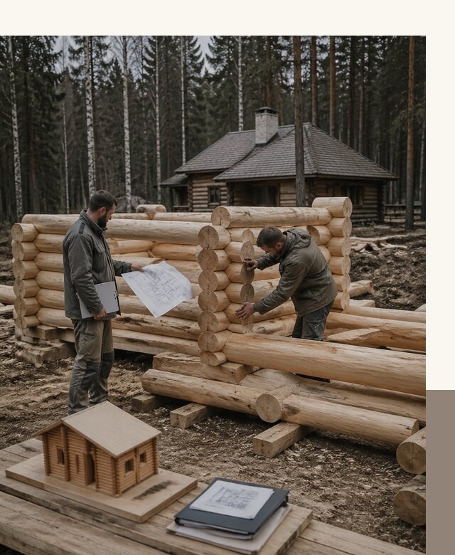 Проектирование и строительство домов из бревна в Сызрани